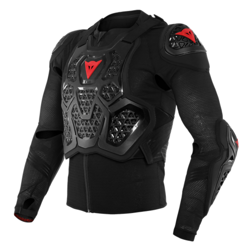 Dainese Armour Motorcycle MX 2 Safety Jacket - Ebony/Black