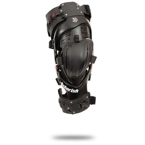 Asterisk Ultra Cell 4.0 Motorcycle Knee Braces Right - Black