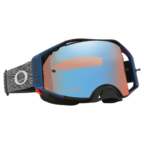 Oakley - Airbrake - Grey Strike - Dark MX Sapphire Iridium Lens