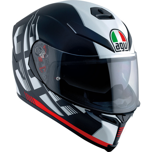 AGV K-5 S Darkstorm Matt Black/Red Helmet  XS