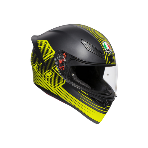 Agv K1 Edge Full Face Motorcycle Helmet - Matte/yellow
