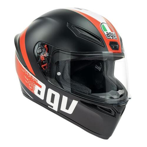 AGV K1 Grip Motorcycle Helmet  Matt Black/Red S