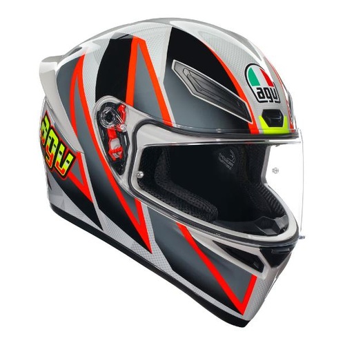 AGV K1 S Blipper Grey/Red [Size: Small]