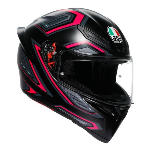 AGV K1 S Sling Matt Black/Pink [Size: Small]