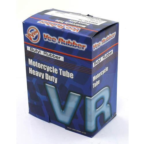 VEE RUBBER - HEAVY DUTY TUBE - 130/90-16 OFFSET 10mm RUBBER STRAIGHT VALVE