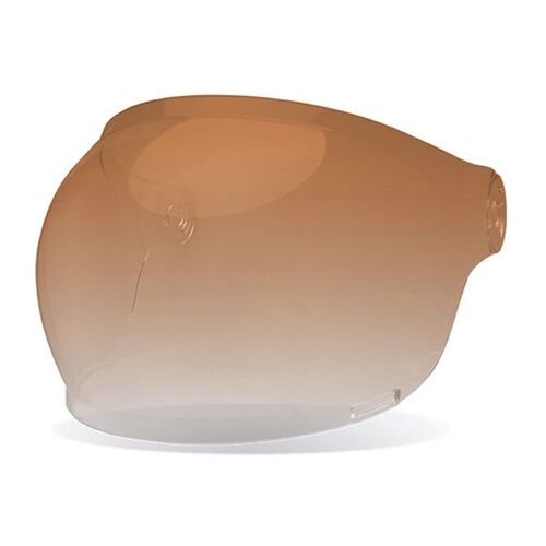 Bell Bullitt Bubble Face Shield Helmet Visor - Amber Gradient/Black Tab
