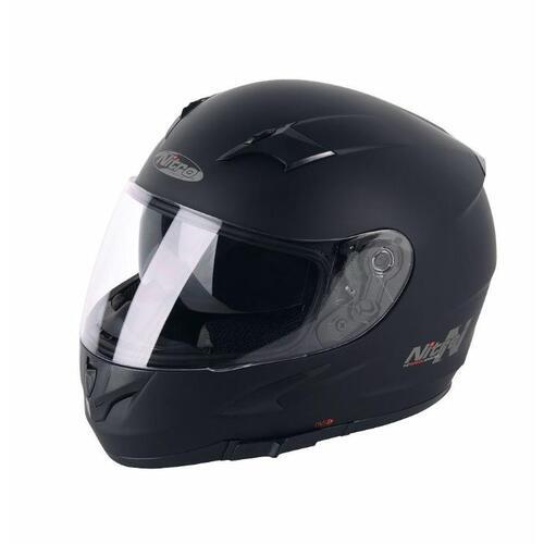Nitro N2300 Uno Dvs Motorcycle Helmet Satin Black