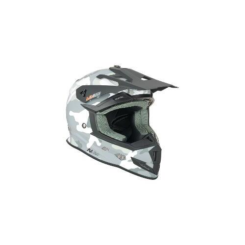 Nitro MX700 Off Road Motorcycle Helmet  Youth Matte Camo/White 