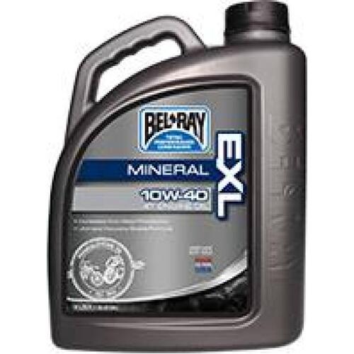 Belray Exl Mineral 4T Motorcycle Engine Oil 10W-40 4 Litre (4 To A Box - 301838150185)