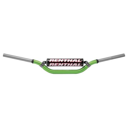 Renthal Windham Bend Twinwall Handlebar W/XB Pad Green