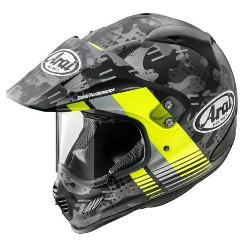 Arai XD-4 Cover Motorcycle Helmet - Fluro Yellow Matte