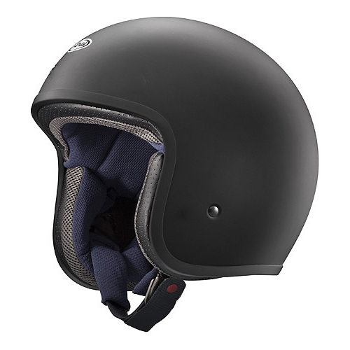 New Arai  Freeway  Motorcycle Helmet  Classic Rubberised Matte  Black  No Studs