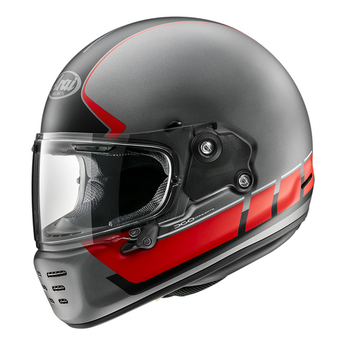 Arai Concept-X Ventilation Motorcycle Helmet Speed Block - Red Matte (Sm)