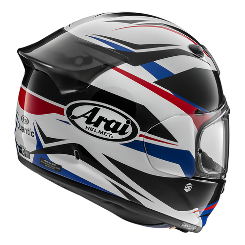 Arai Quantic Ray Motorcycle Helmet White Small