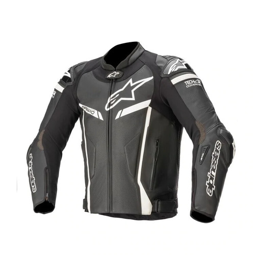 Alpinestar Gp Pro V2 Tech Air Leather Motorcycle Jacket Black White /48