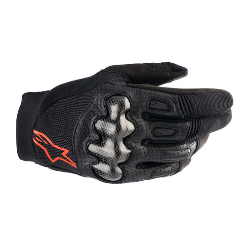 Alpinestars 2023-2024 Megawatt Gloves Black Redfluro  / 56 (S) 