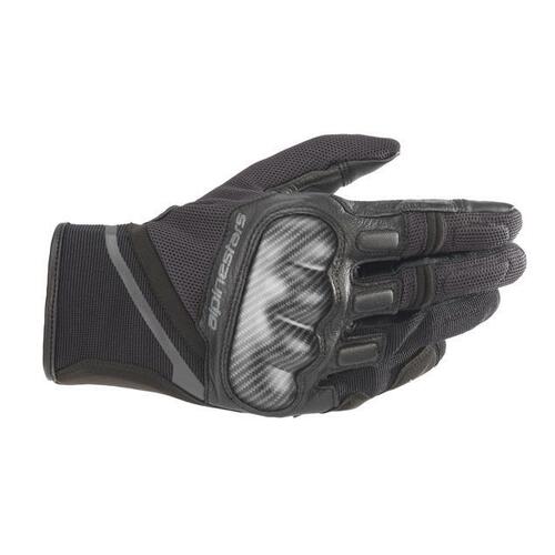 Alpinestars Chrome Motorcycle Gloves - Black/Tar Gray