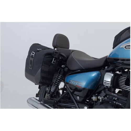 Sw-Motech Legend Gear Motorcycle Saddlebag Set SLC Brown Royal Enfield Meteor 350