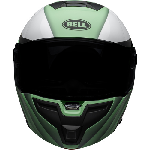 New Bell SRT Motorcycle Helmet Modular Presence Matte Gloss Green/White/Black 