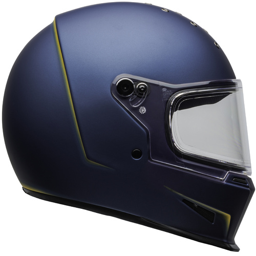 New Bell Eliminator Motorcycle Helmet Vanish Matte Blue/Yellow 