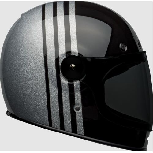 Bell Bullitt SE Reverb Motorcycle Helmet - Black/Silver Flake