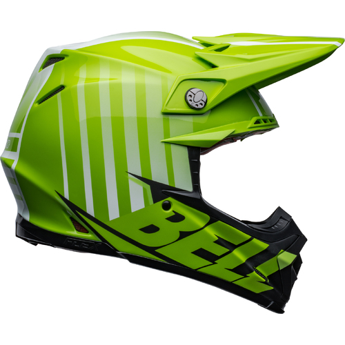 Bell Moto-9S Flex Sprint Helmet - Matte Gloss Green/Black