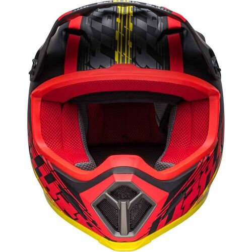 Bell Mx-9 Mips Dirt Motorcycle Helmet Offset Matt Black /Red (2Xl)