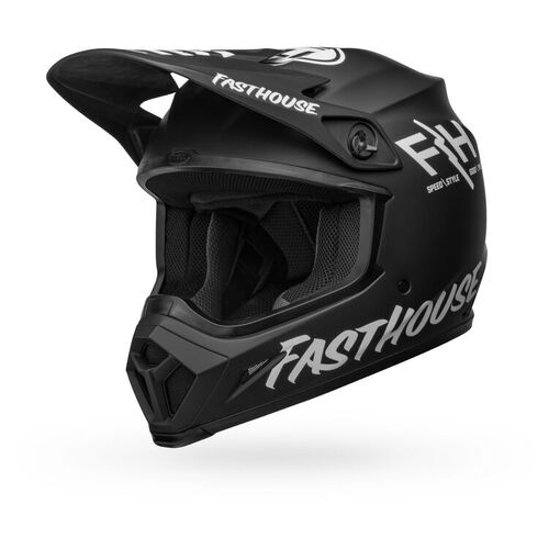 Bell MX-9 MIPS  Fasthouse Prospect Motorcycle Helmet Matt  Black /White  (Md)