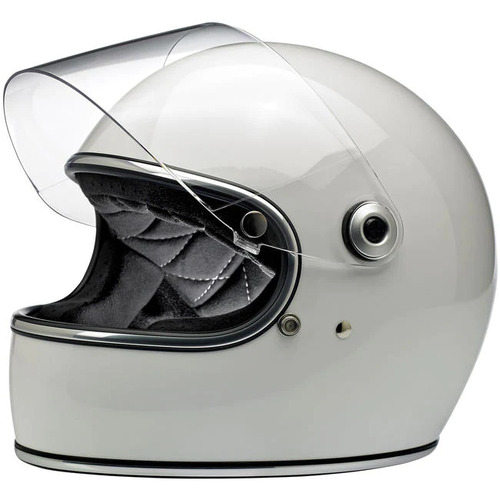 Biltwell Gringo S ECE Motorcycle Helmet - White Small