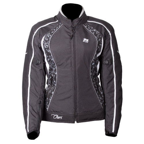 Motodry Cheri Ladies Motorcycle Jacket Size 8  - Black/White