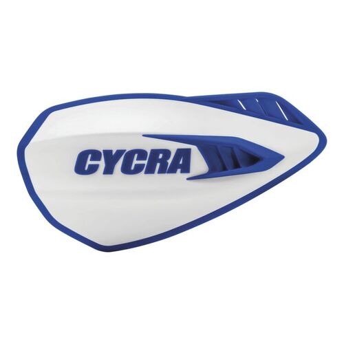 Cycra Cyclone Motorcycle Handguards - White/Blue