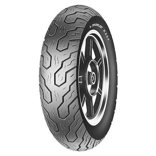 Dunlop OE Cruiser K555J White Wall Motorcycle  Road Tyre Rear - 170/80-15 (VT1100C/C2)