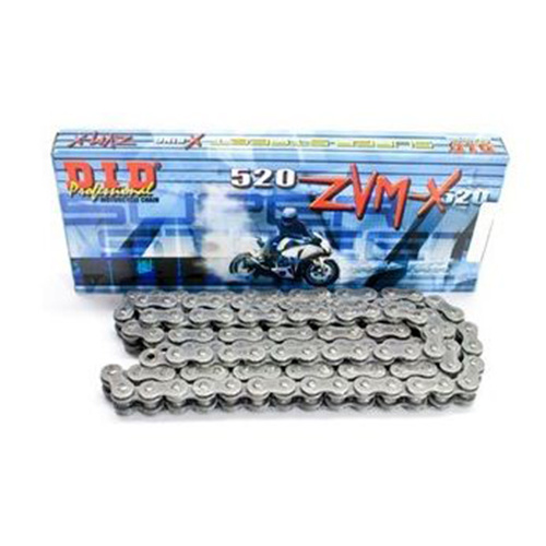 DID 520 ZJ HD Racing/Street Road Chain X-Ring, Rivet Link Type