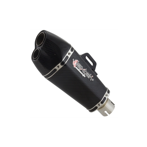 Lextek XP13C Carbon Fibre Hexagional Motorcycle Exhaust Silencer