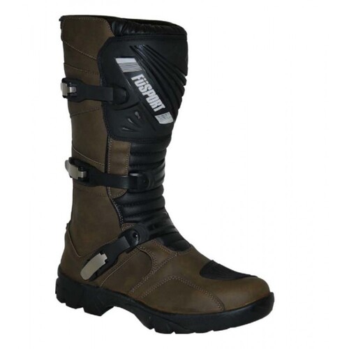 Fusport Simpson Desert Motorcycle Adventure Riders Boots - Brown