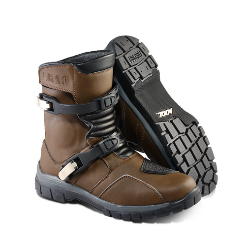 Fusport X-Motoz Gibson Desert Motorcycle Boots - Brown Size- 	EU45/US12/UK11