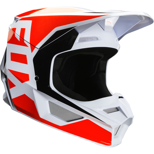New Fox V1 Prix Motorcycle Helmet Ece Flu Orange