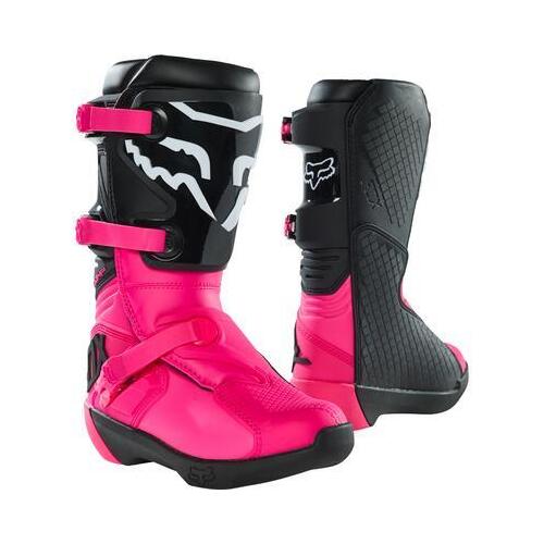 Fox Racing Youth Comp Motorcycle Boot - Black/Pink
