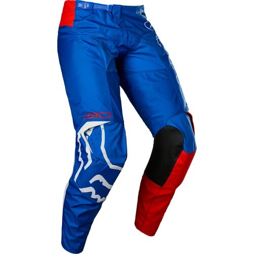 Fox Youth 180 Skew Racing Pant White Blue Red