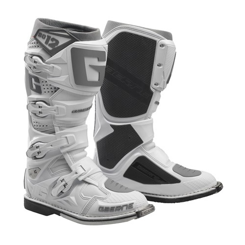 Gaerne SG-12 Motorcycle Riding Boots - White/Grey Size:43