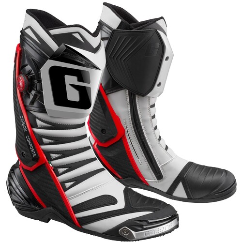 Gaerne GP-1 Evo Motorcycle Boots - Grey/Red