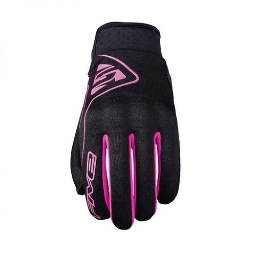 Five Globe Ladies Motorcycle Gloves - Black/Pink 