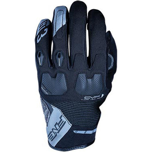 Five Men's GT-3 WR Motorcycle Gloves - Black