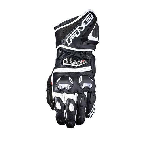 Five RFX-3 Motorcycle Leather Gloves - Black S(8)