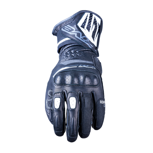Five Ladies RFX Sport Motorcycle Leather Gloves - Black/White