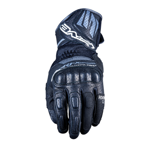 Five RFX Sport Airflow Motorcycle Leather Gloves - Black