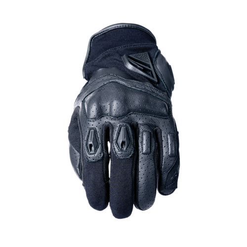Five RS-2 Evo Motorcycle Leather Gloves - Black