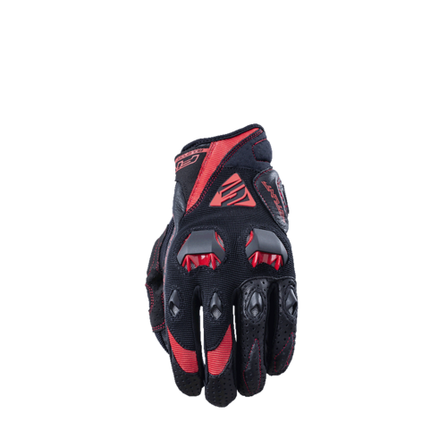 Five Stunt Evo Motorcycle Gloves - Black/Red