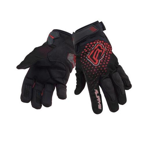 Rjays Dune Motorcycle Glove  Black/Red (Md)