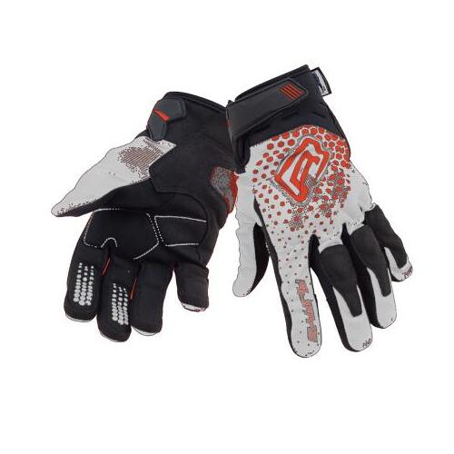 Rjays Dune Motorcycle Glove  Black/White /Orange (Md)